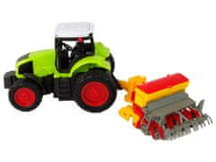 Lean-toys Poľnohospodárske vozidlo Traktor s lisom R/C 1:16 zelený