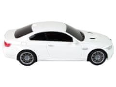 Lean-toys Auto R/C BMW M3 Pilotné svetlá 1:28 Biele