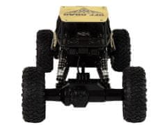Lean-toys Vysoké kolesá RC auta 1:18 plastové čierne zlaté