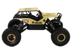 Lean-toys Vysoké kolesá RC auta 1:18 plastové čierne zlaté