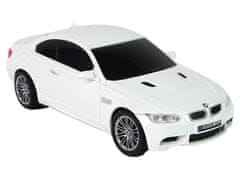 Lean-toys Auto R/C BMW M3 Pilotné svetlá 1:28 Biele