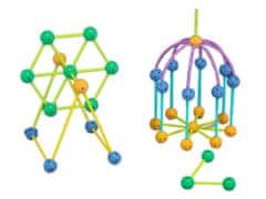 Lean-toys 3D konštruktívna sada geometrických tehál 142el.