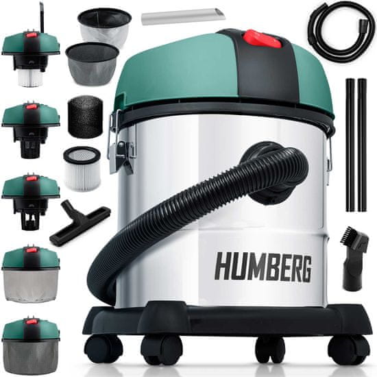 Humberg Priemyselný vysávač 20L 1200W HM-400