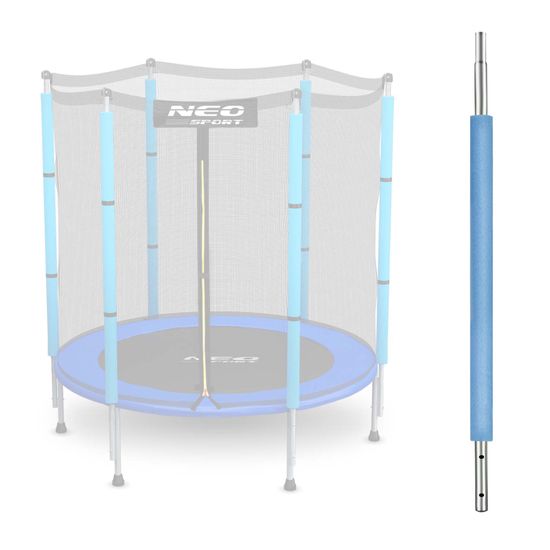 Neo-Sport Spodný stĺpik trampolíny s vonkajšou sieťou 4,5 ft modrý Neo-Sport