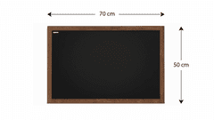 Allboards , Tabule černá křídová v dřevěném rámu 70x50 cm, TB75