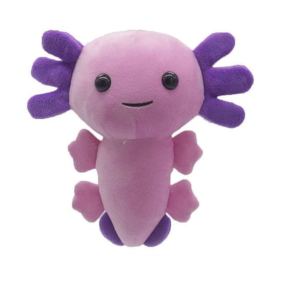 Rappa Axolotl fialový - plyšový vodný dráčik 21 cm