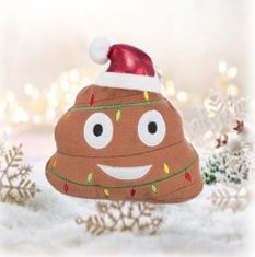 Trixie Xmas EMOTICON, vánoční plyšová hračka se zvukem, 17 cm