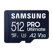 SAMSUNG PRO Ultimate/micro SDXC/512GB/UHS-I U3 / Class 10/+ Adaptér/Modrá