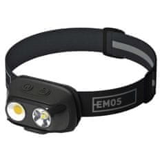 EMOS COB LED nabíjacia čelovka P3542, 500 lm, 130 m, Li-pol 1200 mAh