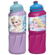 Banquet Fľaša plastová športové EASY FROZEN FLORAL 530 ml, súprava 6 ks