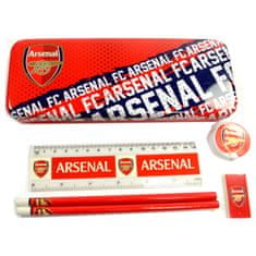 FAN SHOP SLOVAKIA Školská sada Arsenal FC, pravítko, guma, strúhadlo, ceruzky, krabička