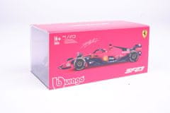 BBurago Kovový model Ferrari SF-23 - Charles Leclerc (2023), 1:43 Bburago Signature