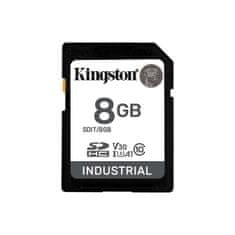 Kingston Industrial/SDHC/8GB/100MBps/UHS-I U3 / Class 10