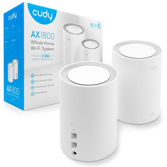 MESH Router Cudy M1800 LAN/WAN Wi-Fi 6 AX1800 2x