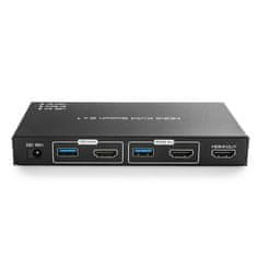 USB + HDMI 2/1 Spacetronik KVM prepínač SPH-KVM23