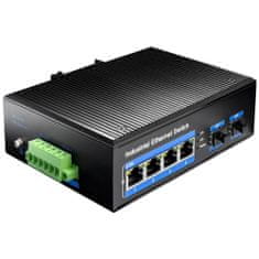 LAN SWITCH 4xRJ45 2xSPF IG1004S2 1Gbps priemyselný