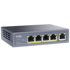 PoE+ 5-portový priemyselný SWITCH GS1005P 120W 1Gbps