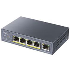 PoE+ 5-portový priemyselný SWITCH GS1005P 120W 1Gbps