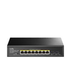 PoE+ SWITCH 8-portový GS1008PS2 120W 1Gbps 2 SFP