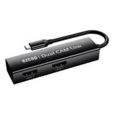 HDMI 2-kanálový USB-C video grabber Ezcap314 CAM