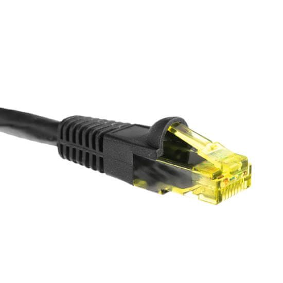 RJ45 CAT 6 U/UTP AWG24 PE CU Fluke PoE kábel 20m