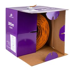 Krútená dvojlinka CAT5e U/UTP AWG24 CU POE PVC Eca 305m