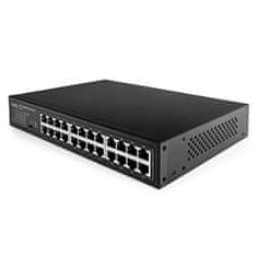 LAN SWITCH 24-portový GS1024 1Gbps 10/100/1000 metal