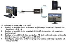 Grabber HDMI rekordér Spacetronik SP-HVG02 pre PC