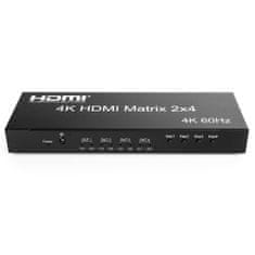 HDMI matica 2/4 Spacetronik SPH-M24 V2 4K 60Hz