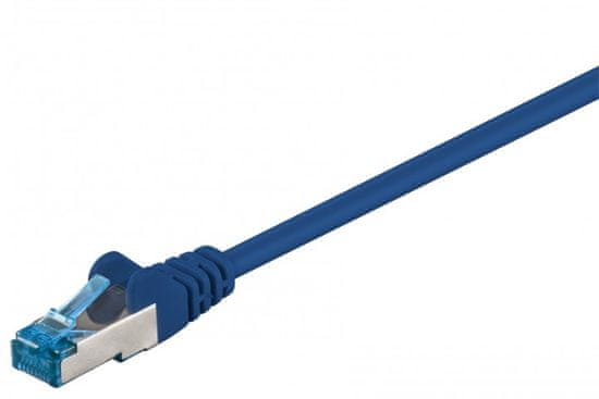 LAN Patchcord CAT 6A S/FTP modrý 20m