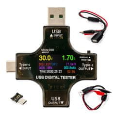 Multifunkčný tester USB-C Micro USB SP-UT01