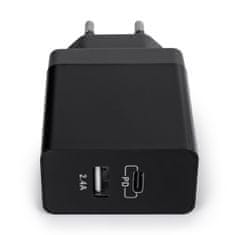 Rýchlonabíjačka 2 v 1 USB-C USB PD 17W 3,4A SPC-01B