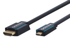 CLICKTRONIC HDMI - micro HDMI 2.0 4K 60Hz 3m kábel