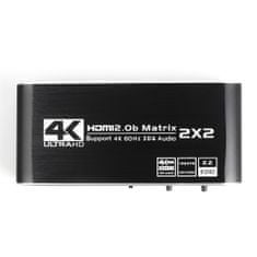 HDMI matica 2/2 Spacetronik SPH-M222 4K@60Hz