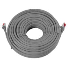 RJ45 CAT 6 S/FTP AWG27 LSZH sivý 30 m kábel