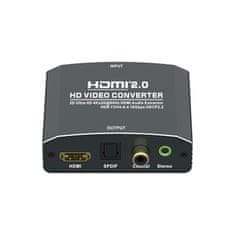 HDMI-HDMI + audio SPDIF alebo R/L extraktor SPH-AE09