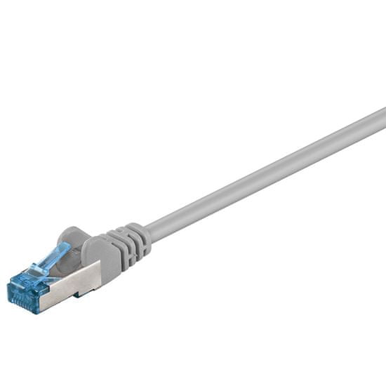 LAN Patchcord CAT 6A S/FTP sivý 30m