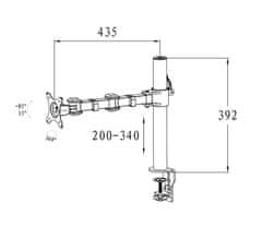 Podložka pod stôl Spacetronik SPB-001C