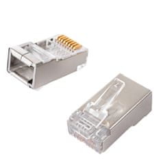 Priechodný konektor RJ45 cat6 FTP PT-RJ456FT-12 100ks