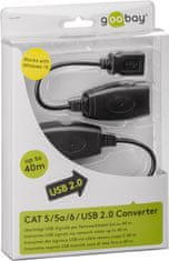 Goobay USB na LAN CAT 5e/6/6A Extender do 40m