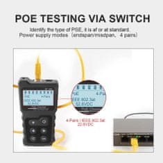 Profesionálny LAN, POE sieťový tester Noyafa NF-488