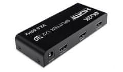 Rozdeľovač HDMI 1x2 SPH-RS102_V20 4K 60 Hz HDR