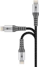 Kábel USB 2.0 - Apple Lightning Goobay TEXTIL 0,5 m