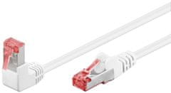 Patchcord CAT 6 S/FTP 1x90 WHITE 10m