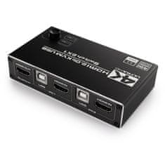 USB + HDMI 2/1 Spacetronik KVM prepínač SPH-KVM22