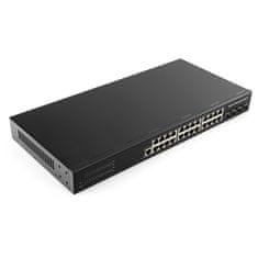 Spravovaný L2 SWITCH GS2024S2 24x Gbps + 4x SFP