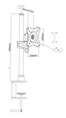 Goobay BASIC FIX 13"-32" držiak na monitor do 15 kg