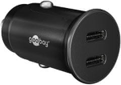 Nabíjačka do auta 2x USB-C PD 3A 30W Goobay