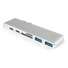 Multiport USB-C na 2x USB, 2x USB-C na Macbook