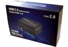 Extractor HDMI-HDMI + Audio SPDIF R/L ARC SPH-AE03